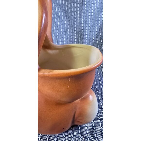 Rare Vintage Kitschy Bunny Rabbit Planter - Picture 7 of 9